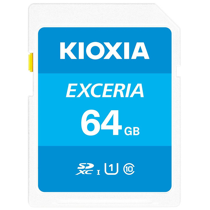 کارت حافظه SDXC کیوکسیا مدلEXCERIA کلاس 10 استاندارد UHS-I U1 سرعت 100MBps ظرفیت 64گیگابات 