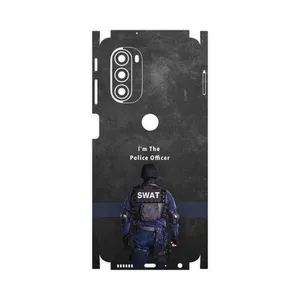 MAHOOT Police Officer-FullSkin Cover Sticker for Motorola Moto G51 5G