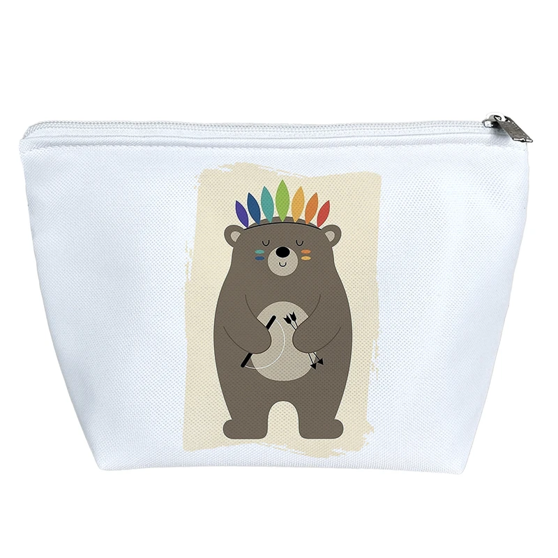 کیف لوازم آرایش دخترانه خندالو مدل خرس کد 426