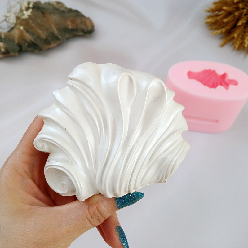 قالب شمع کوشا اکسسوری مدل صدف موج