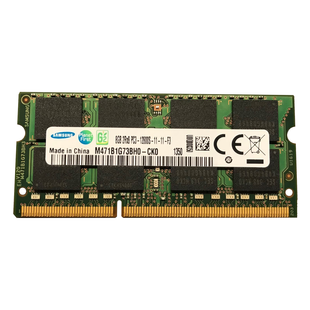 رم لپ تاپ سامسونگ مدل DDR3 PC3 12800S MHz ظرفیت 8 گیگابایت