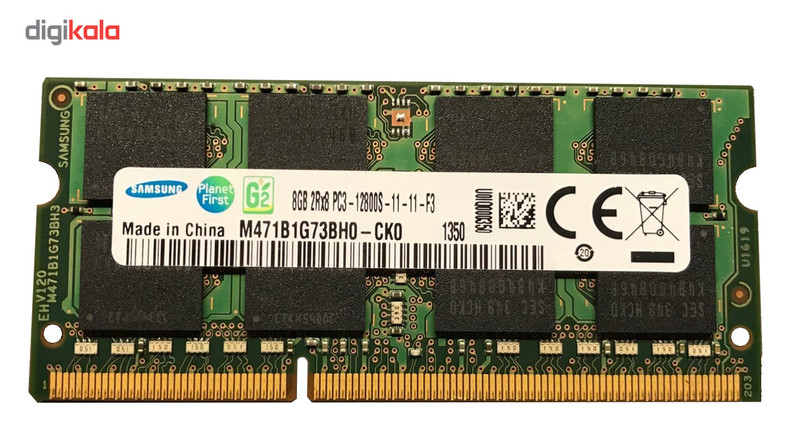 رم لپ تاپ سامسونگ مدل DDR3 PC3 12800S MHz ظرفیت 8 گیگابایت