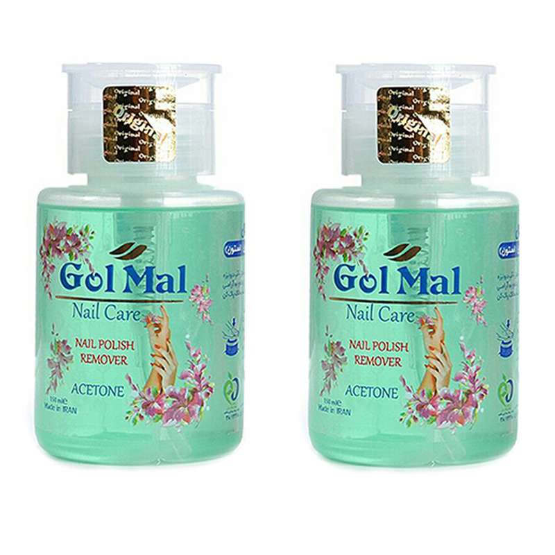 پك دو عددي لاک پاک کن گل مل مدل Nail Care حجم 300 میلی لیتر، حاوي استون