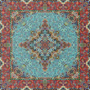 رومیزی ترمه حسینی مدل سورنا کد 907