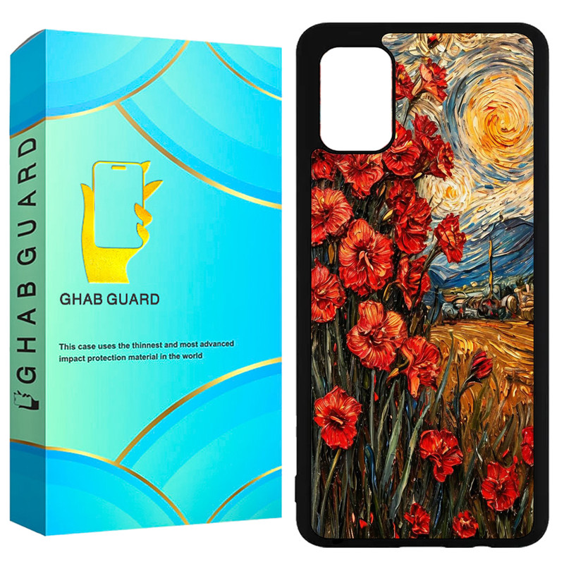 کاور قاب گارد طرح گل مدل GCHPA51 مناسب برای گوشی موبایل سامسونگ  Galaxy A51 4G / A51 5G