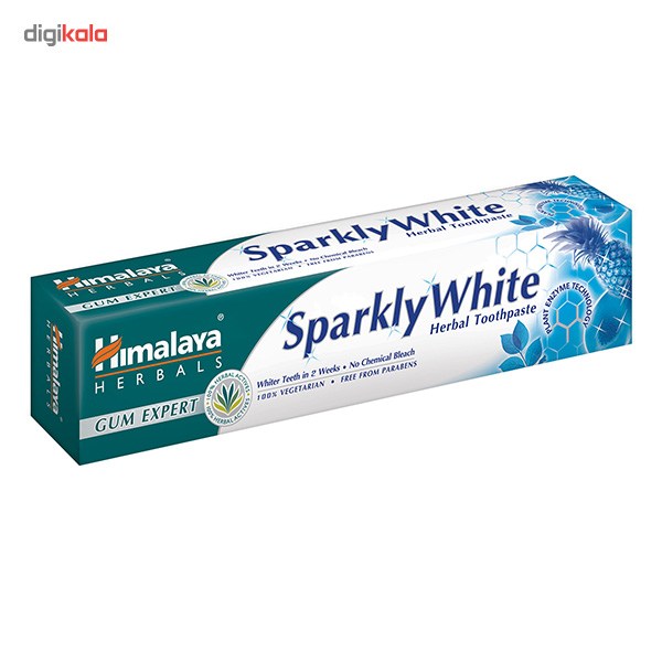 خمیر دندان گیاهی هیمالیا مدل Sparkly White حجم 75 میلی لیتر