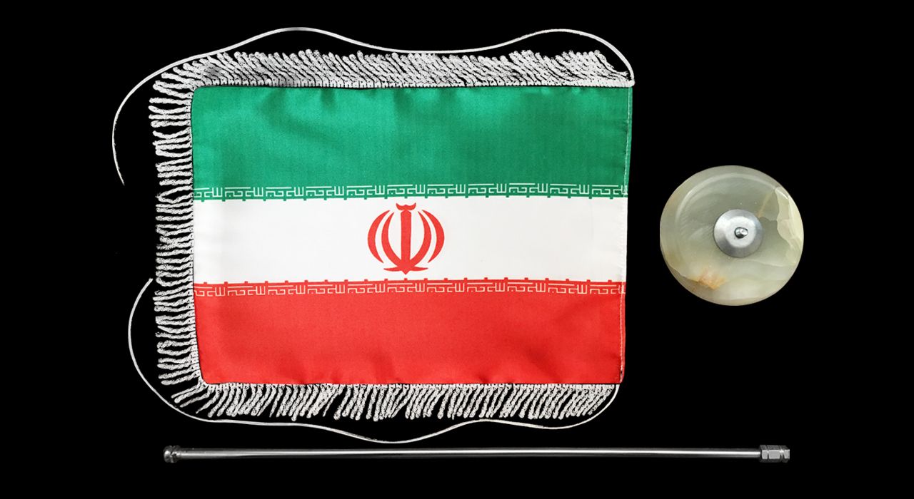 پرچم رومیزی ایران مدل R01