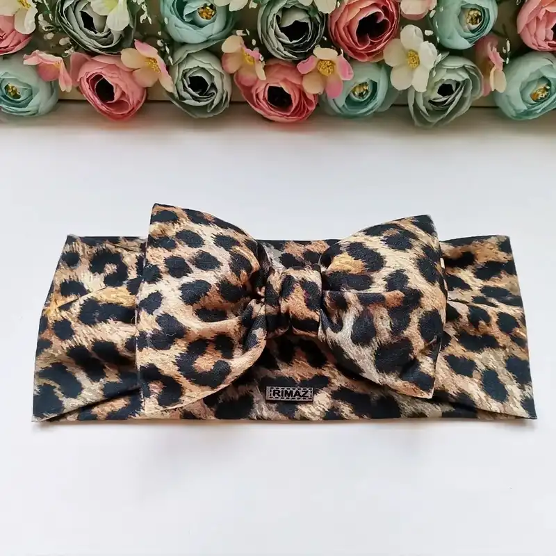 هدبند نوزادی ریماز مدل پلنگی کد m306