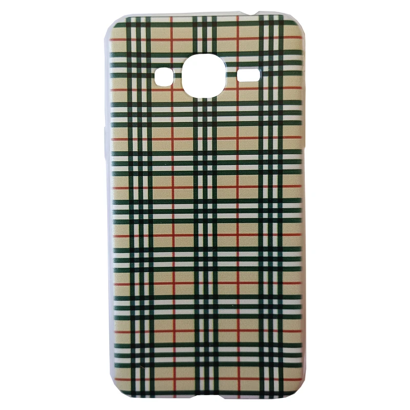 کاور مدل فانتزی ژله ای طرح چهار خونه  کد 04 مناسب برای گوشی موبایل سامسونگ j3 2016 / j310