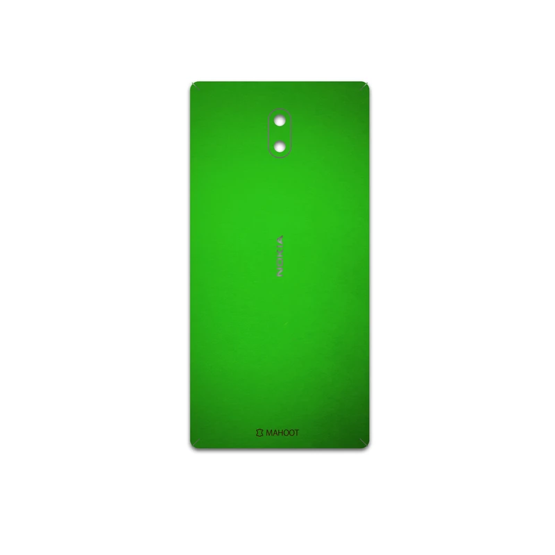 برچسب پوششی ماهوت مدل Metallic-Green مناسب برای گوشی موبایل نوکیا 3