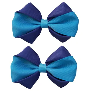 گیره مو دخترانه مدل گل بهاری بسته 2 عددی