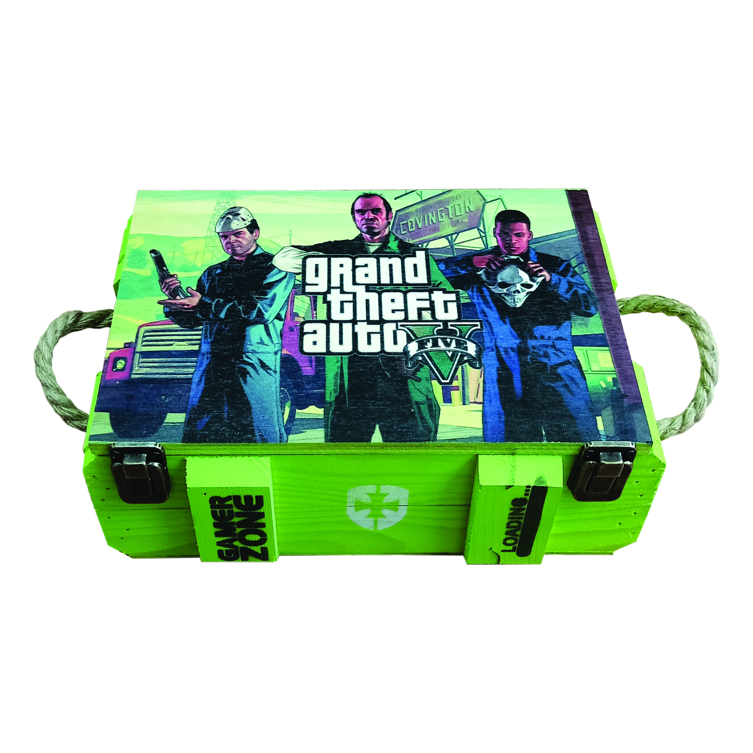 جعبه هدیه مدل جعبه مهمات طرح بازی GTA  کد 2