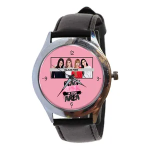 ساعت مچی عقربه ای مدل گروه بلک پینک کد 10