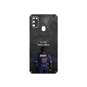 MAHOOT Police Officer Cover Sticker for Samsung Galaxy M21