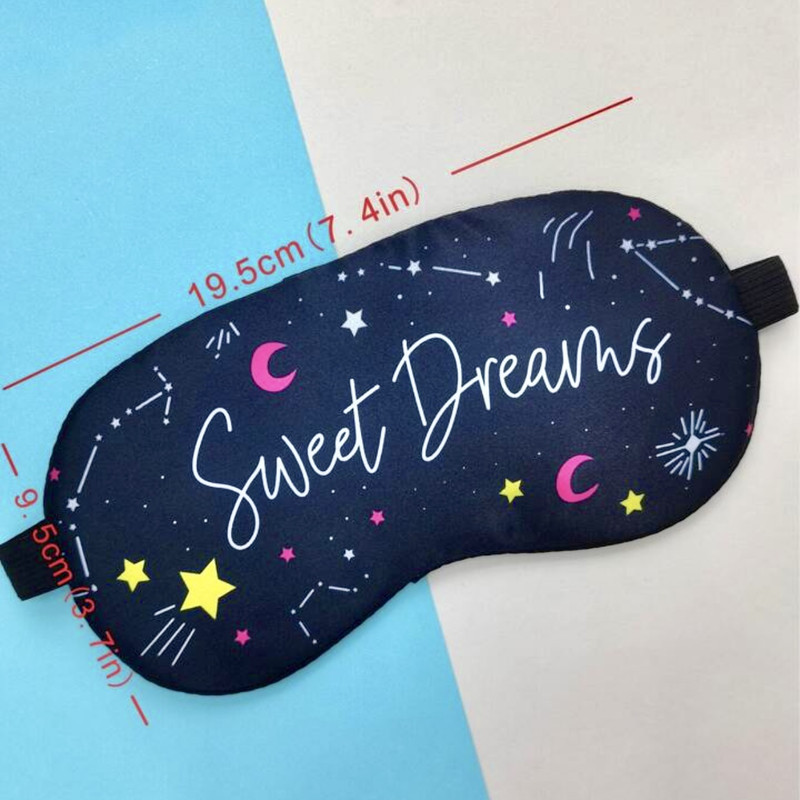 چشم بند خواب مدل کمپرس دار طرح sweet dream