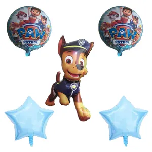 بادکنک فویلی طرح سگ های نگهبان مجموعه 5 عددی