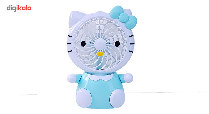 پنکه شارژی رومیزی مدل Kitty پنکه شارژی رومیزی مدل Kitty