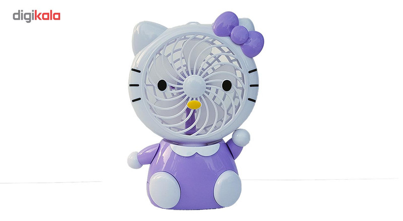 پنکه شارژی رومیزی مدل Kitty پنکه شارژی رومیزی مدل Kitty