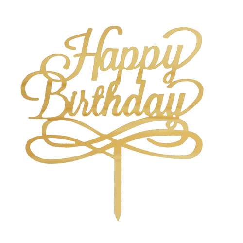 تاپر کیک تولد هپی مدل happy birthday