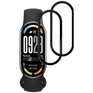 محافظ صفحه نمایش مسیر مدل PMMA مناسب برای ساعت هوشمند شیائومی Mi Band 9 بسته دو عددی