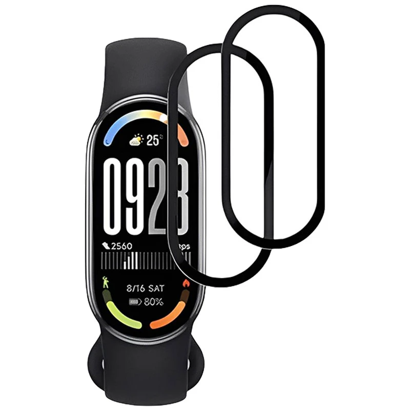 محافظ صفحه نمایش گوف مدل PMMA مناسب برای ساعت هوشمند شیائومی Mi Band 9 بسته دو عددی
