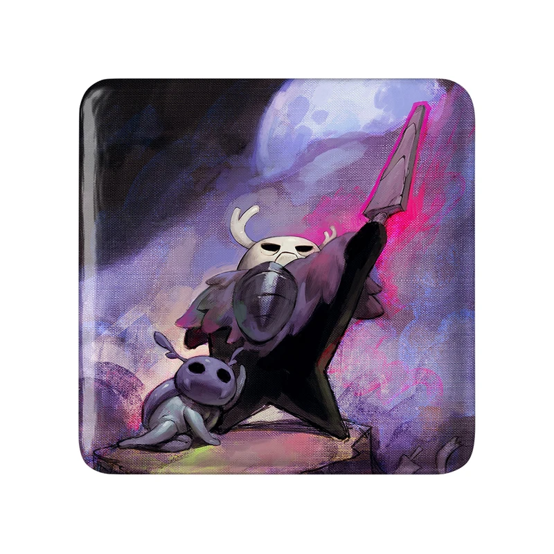 مگنت خندالو طرح بازی هالو نایت (Hollow Knight) مدل مربعی کد 32973