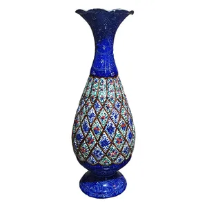 گلدان مسی میناکاری مدل 2103