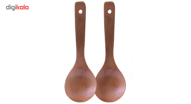ملاقه چوبی مدل 7-1863 بسته 2 عددی ملاقه چوبی مدل 7-1863 بسته 2 عددی
