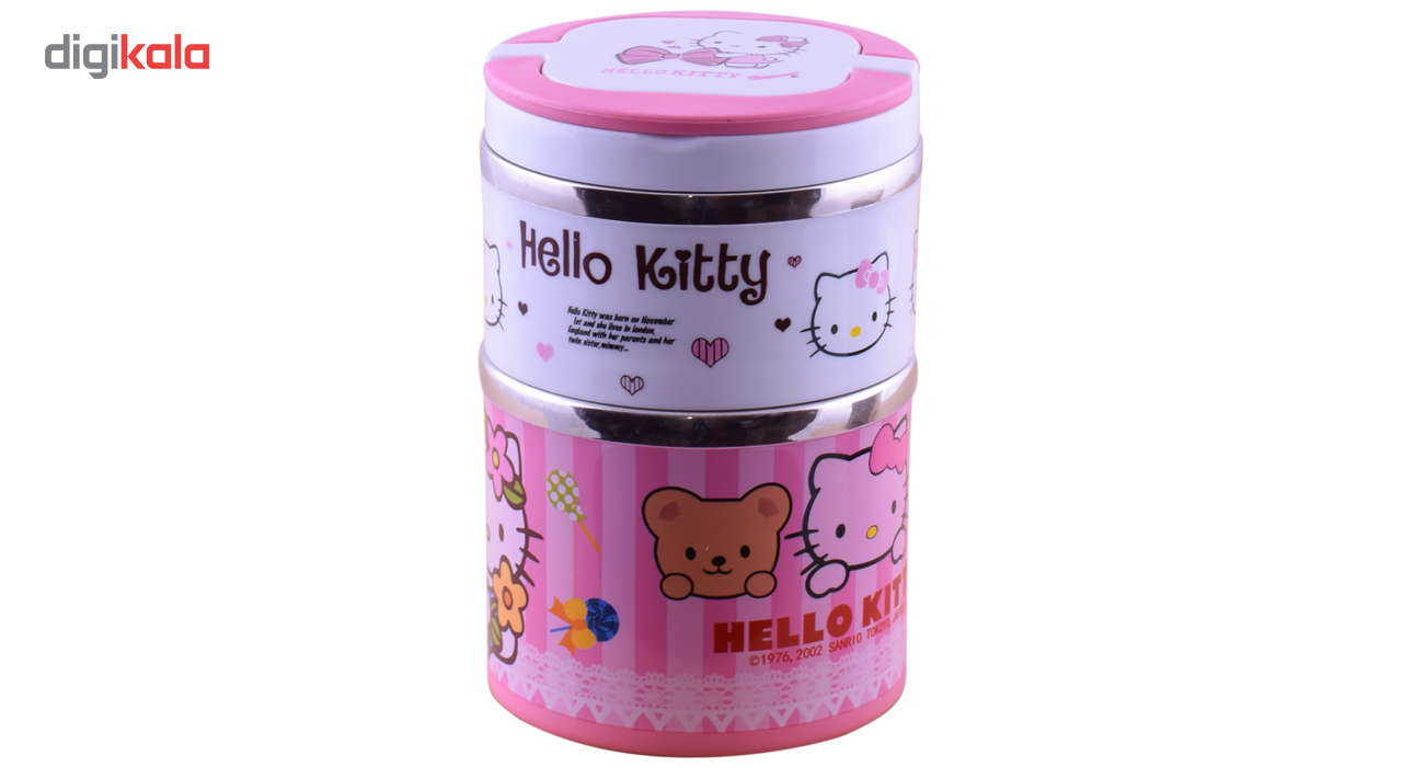 ظرف غذای کودک مدل Hello Kitty
