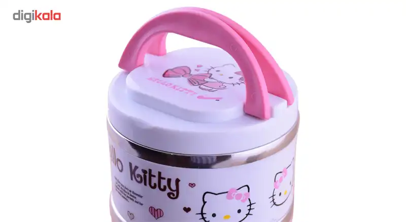ظرف غذای کودک مدل Hello Kitty