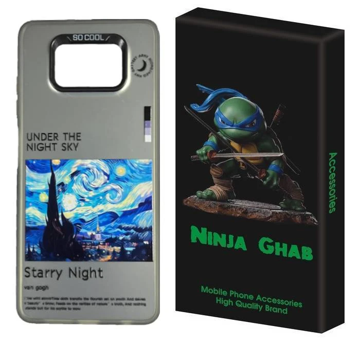 کاور نینجا قاب مدل ونگوگ طرح شب پر ستاره مناسب برای گوشی موبایل شیائومی Poco X3 /Poco X3 NFC /Poco X3 Pro