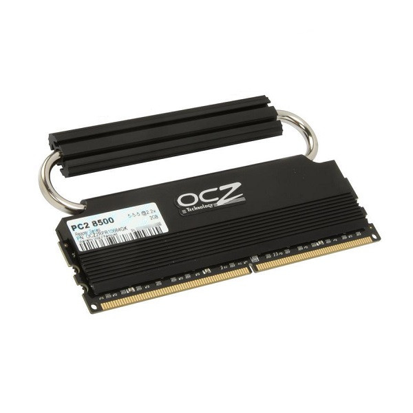 رم دسکتاپ DDR2 تک کاناله 1066 مگاهرتز CL5 او سی زد مدل PC2-8500 ظرفیت 2 گیگابایت