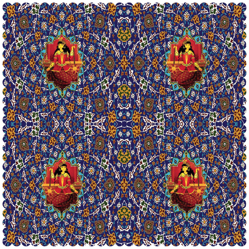 رومیزی رنس مدل T1-42134 سایز 90x95 سانتی متر