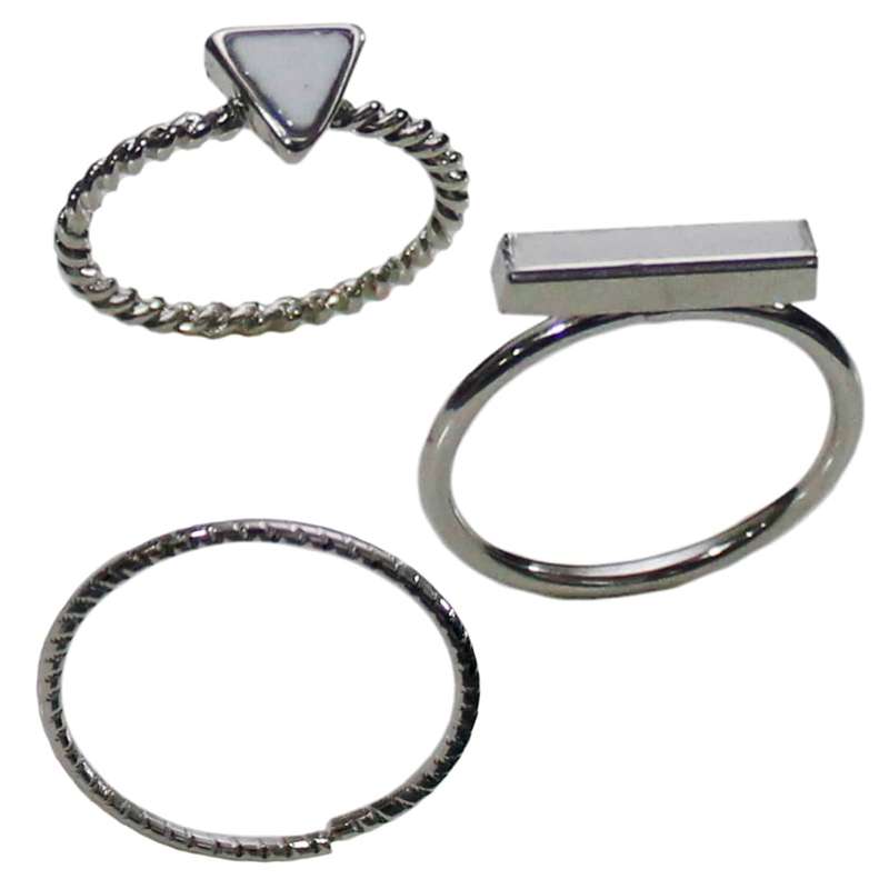 بند انگشتی زنانه کد RKH_1301 مجموعه 3 عددی