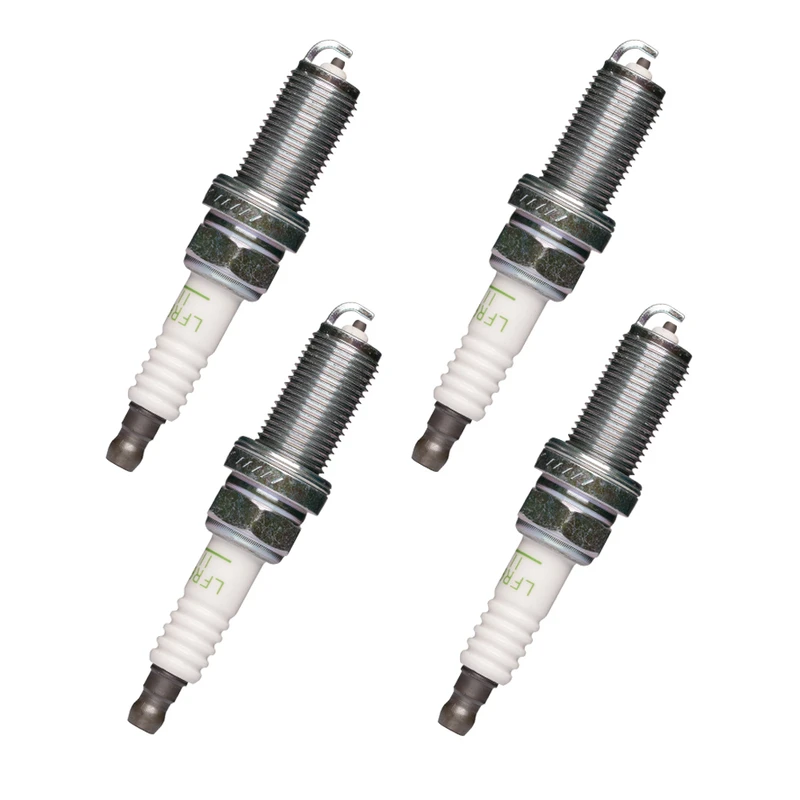 شمع خودرو ان جی کی مدل LFR6C-11 91823 پایه بلند مناسب برای پژو 206 تیپ 5 بسته 4 عددی