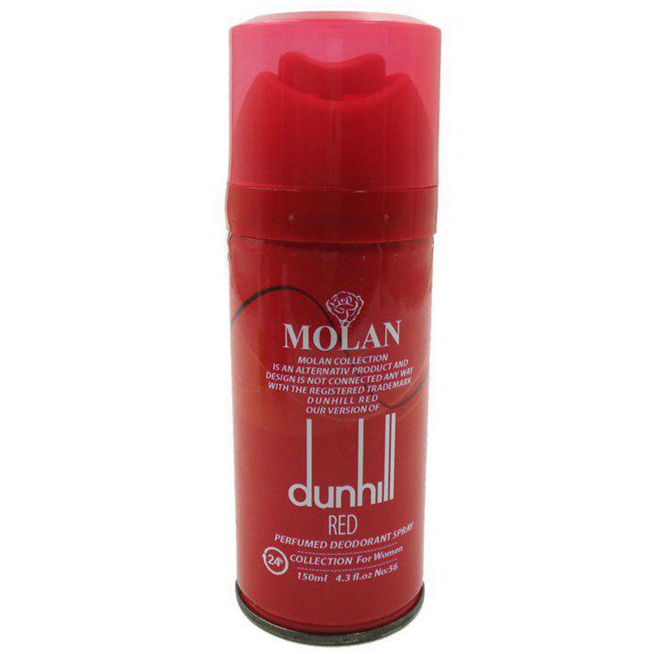 اسپری خوشبو کننده بدن زنانه مولن مدل dunhill RED حجم 150 میلی لیتر