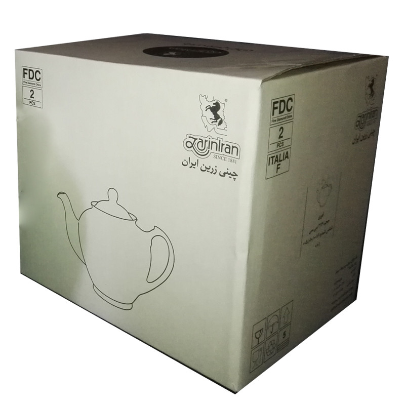 قوری چینی زرین ایران مدل فلورانس درجه یک