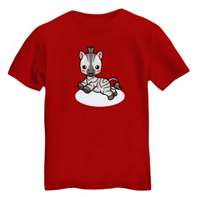 تی شرت آستین کوتاه زنانه مدل گورخر کد ۱