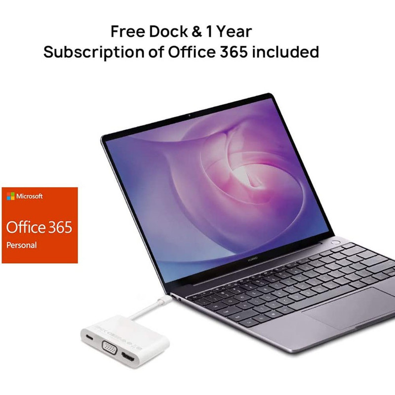 لپ تاپ 13 اینچی هوآوی مدل MateBook 13 WRTB-WAH9L - B