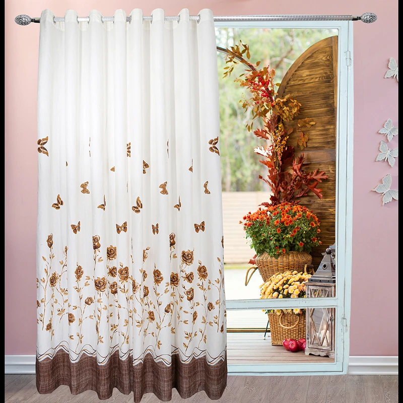 پرده نوین دکور سیاناو مدل پروانه سایز 280 × 300 سانتی متر