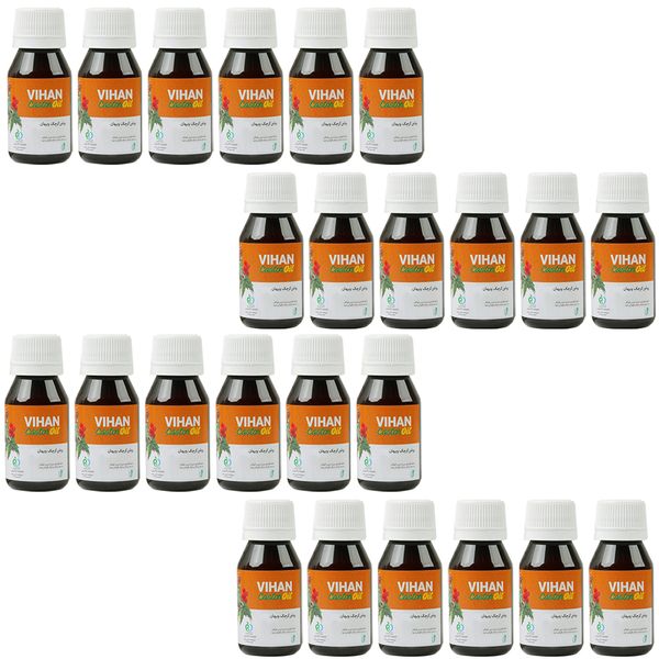 روغن کرچک ویهان کد Castor24 حجم 40 میلی لیتر مجموعه 24 عددی