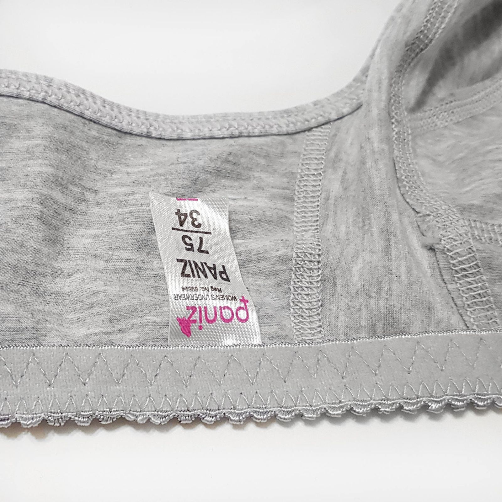 سوتین زنانه پانیذ مدل بدون فنر نخی کد 3171 - - 5