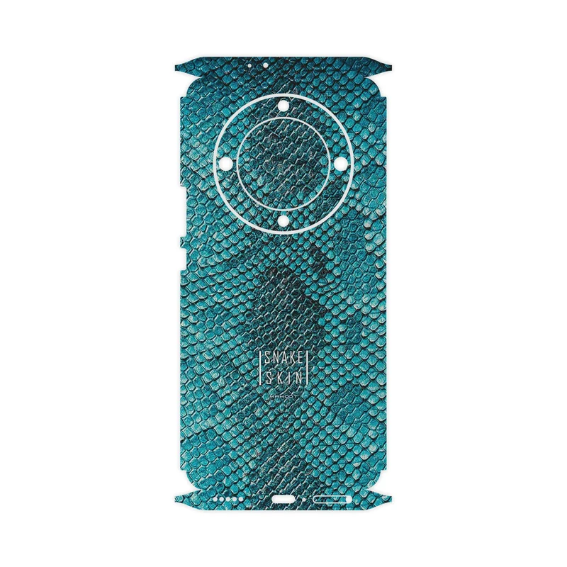 برچسب پوششی ماهوت مدل Blue Snake Skin-FullSkin مناسب برای گوشی موبایل آنر X9a