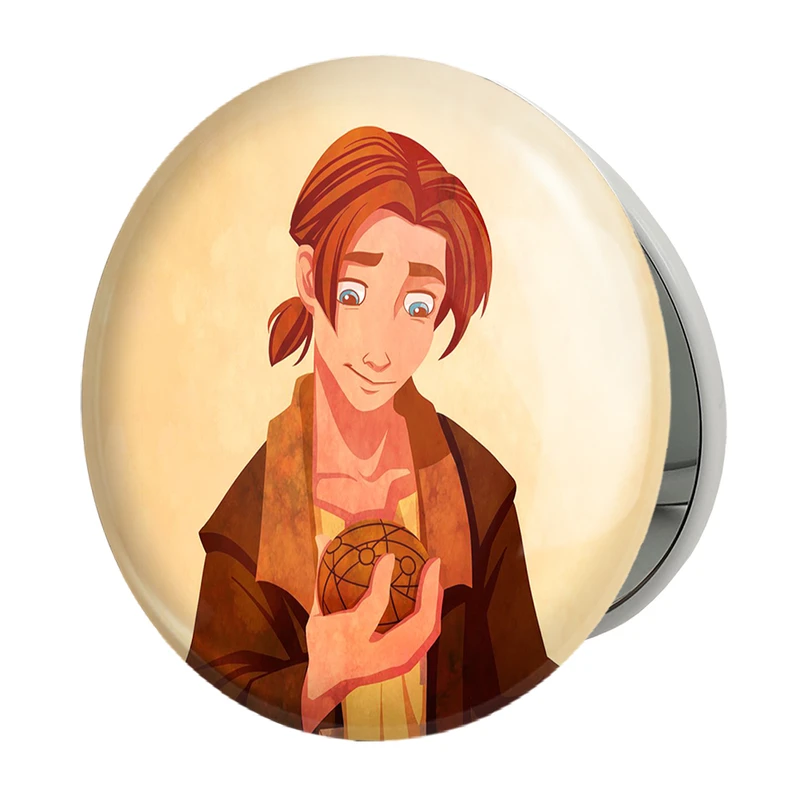 آینه جیبی خندالو طرح انیمیشن سیاره گنج Treasure Planet مدل تاشو کد 13763 