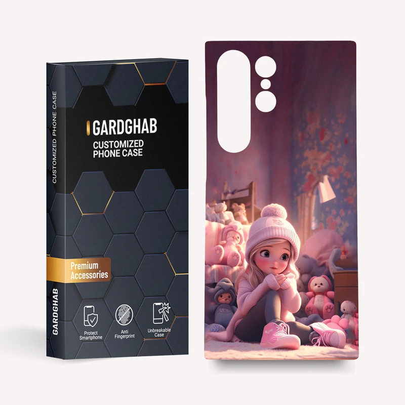 کاور گارد قاب مدل دخترانه مناسب برای گوشی موبایل سامسونگ Galaxy S23 Ultra