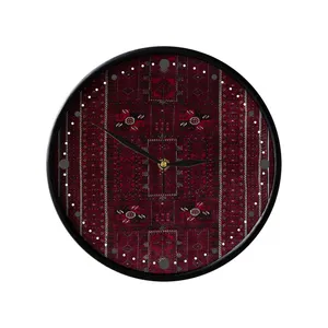 ساعت دیواری مدوپد طرح فرش بلوچ یعقوبخانی آنتیک مدل C-balouch03