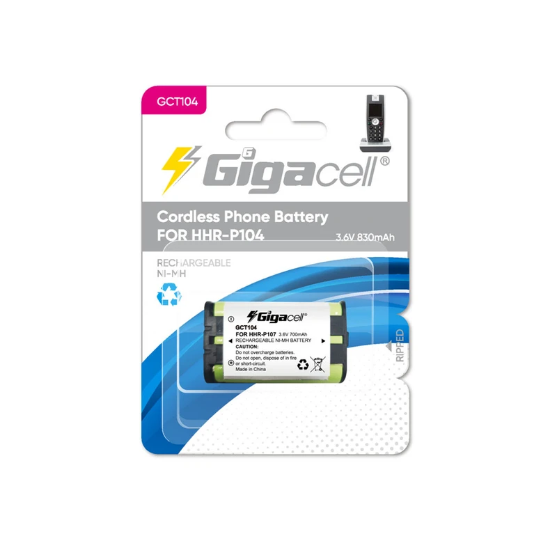 باتری تلفن بی سیم گیگاسل مدل GCT104 ظرفیت 830 میلی آمپر ساعت