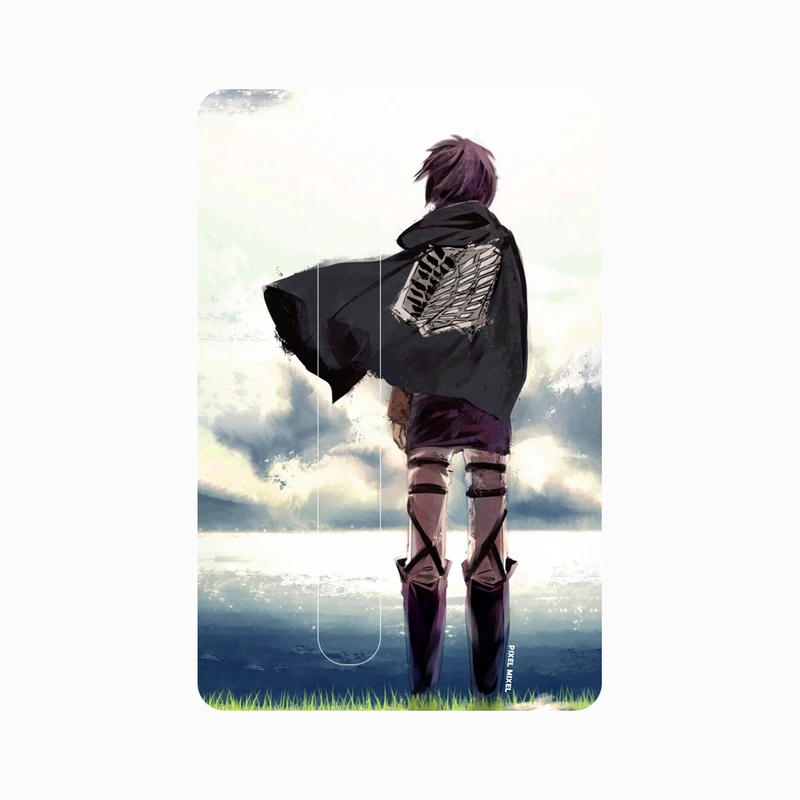 استیکر کارت پیکسل میکسل مدل انیمه اتک ان تایتان شنل آزادی کد D7