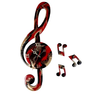 ساعت دیواری طرح نت موسیقی