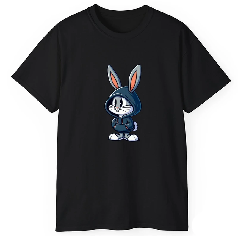 تی‌شرت آستین کوتاه مردانه پاد آفرین مدل بانی خرگوش کوچک